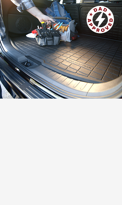 man putting tools on amige cargo liner